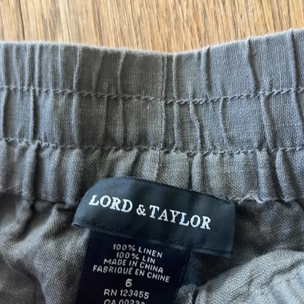 Lord & Taylor Linen Shorts